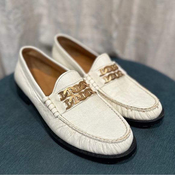 Sandro Shoes - Sandro | Lizard Embossed Leather Loafers Size: 39